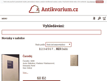 Tablet Screenshot of antikvariat-judaica.cz